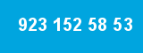 923 152 58 53 923 152 58 53